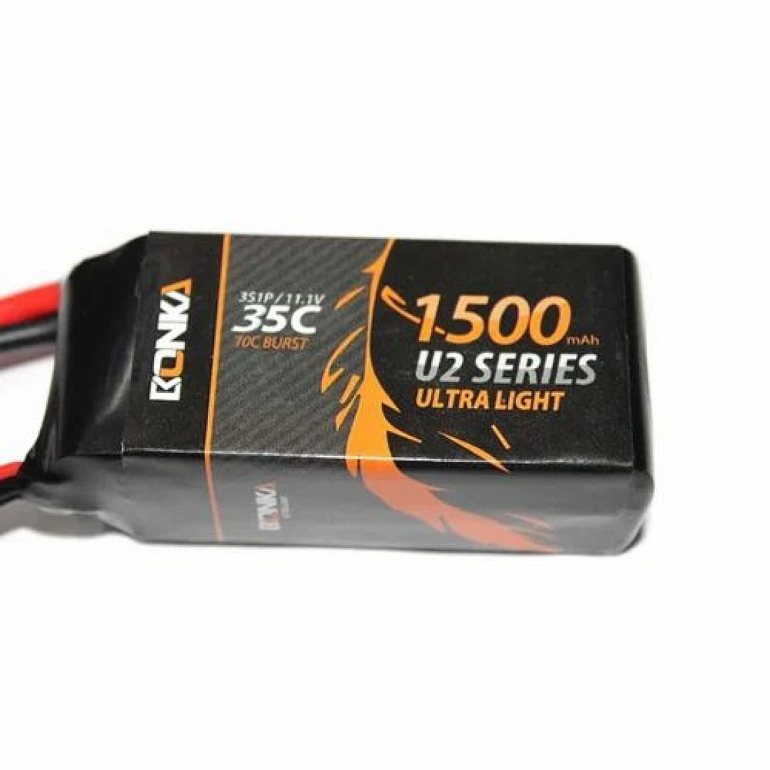 BONKA 11.1V 1500mAh 35C 3S LiPo Battery - Image 2