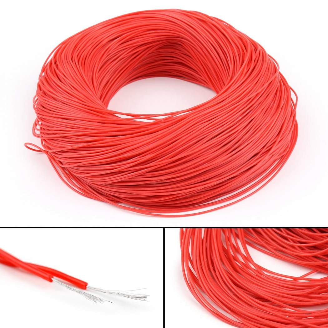 24AWG High Quality Ultra Flexible Silicone Wire – (Red, 10m)