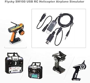 FS-SM100 RC USB Flight Simulator FMS Cable for Flysky FS-i6 FS-i4 FS-TH9X FS-T6 FS-T4B FS-GT3 - Image 4