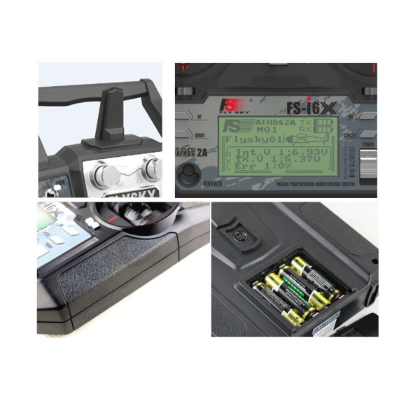 FlySky FS-i6X 2.4GHz AFHDS 2A RC Transmitter with FS-iA10B Receiver - Image 3