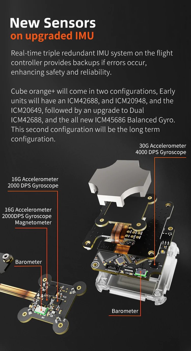 Hex Pixhawk Cube+ Flight Controller Autopilot - Image 7