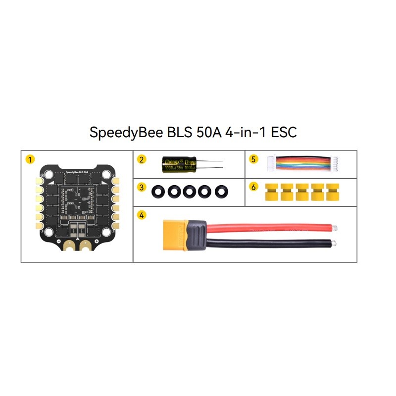 SpeedyBee BLS 50A 30x30 4-in-1 ESC - Image 4