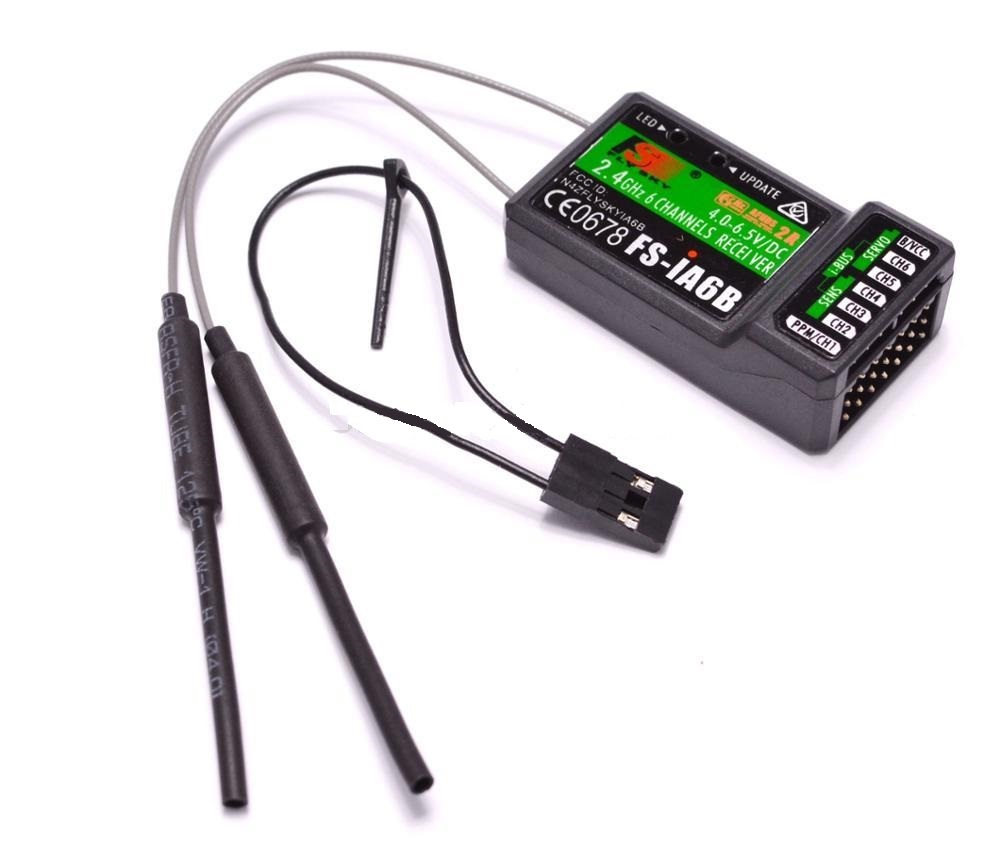 FlySky FS-iA6B 2.4GHz 6CH Receiver with PPM Output & i-BUS Port - Image 5