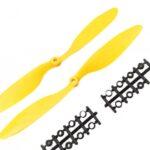 1045 Carbon Fiber Propeller Pair – Yellow (CW + CCW)