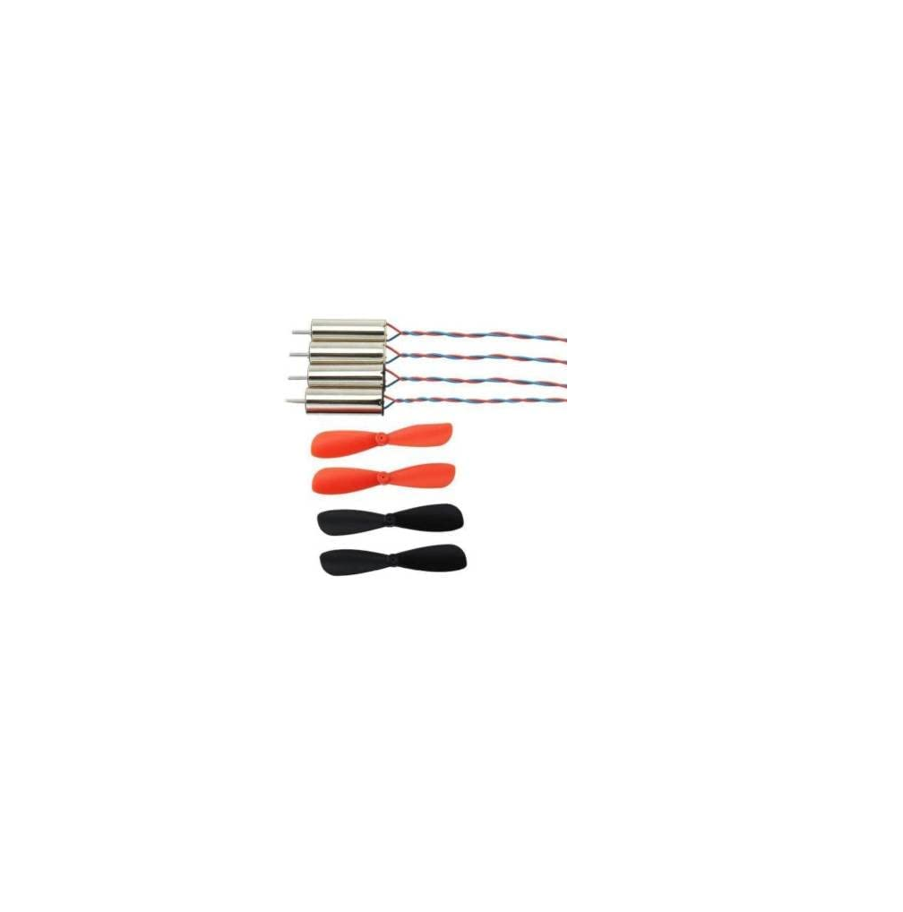 716 Coreless Motors DC 3.7V-4.2V 50000RPM Micro Brush Motor with 4 Propellers for Quadcopter Drone (Set of 4) - Image 3