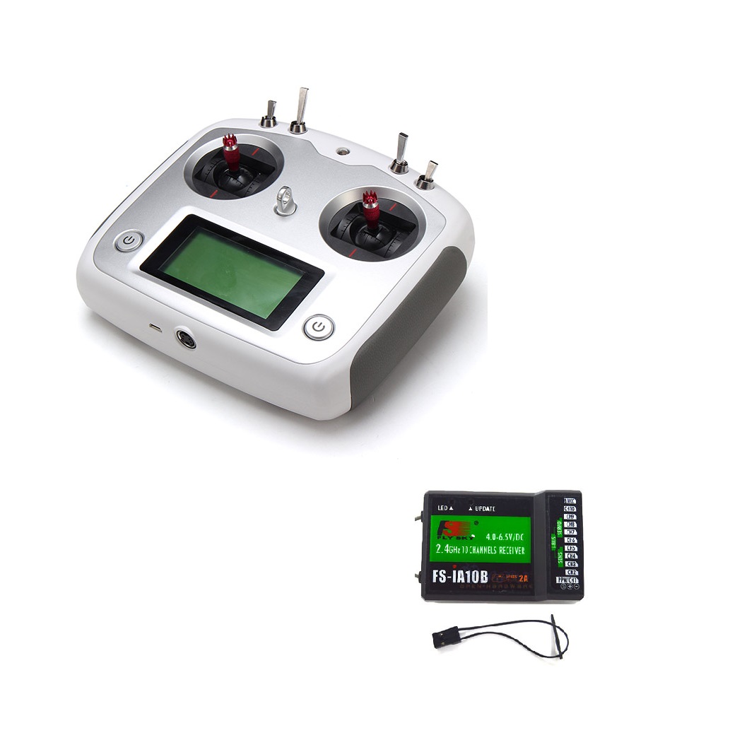 Flysky FS-i6S 2.4GHz 10CH AFHDS 2A RC Transmitter with FS-iA10B 10CH Receiver - Image 4
