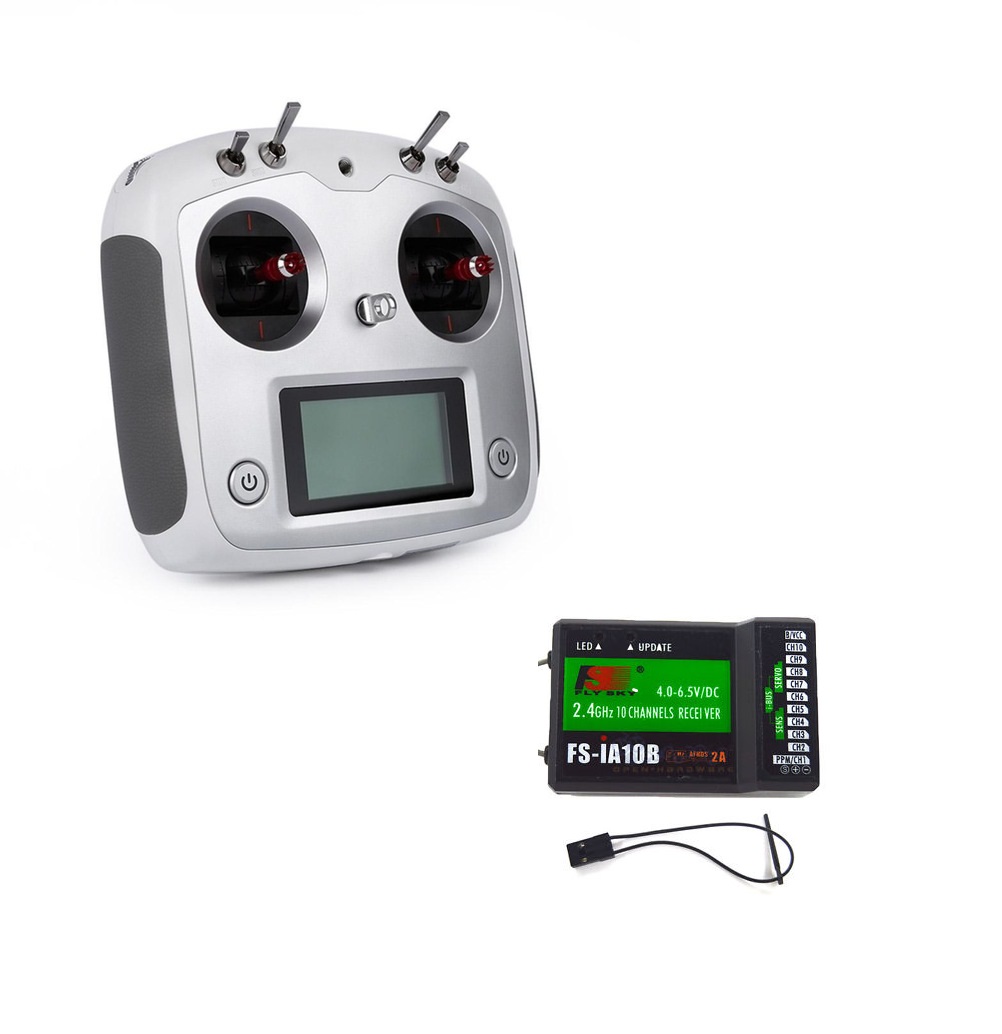 Flysky FS-i6S 2.4GHz 10CH AFHDS 2A RC Transmitter with FS-iA10B 10CH Receiver - Image 3